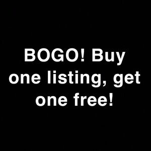 BOGO listings!